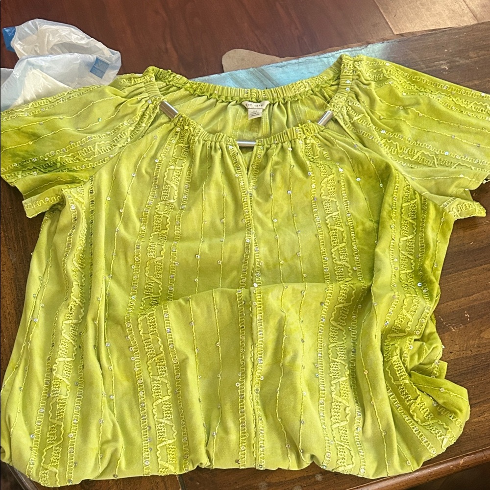 Lime Green Women's Top